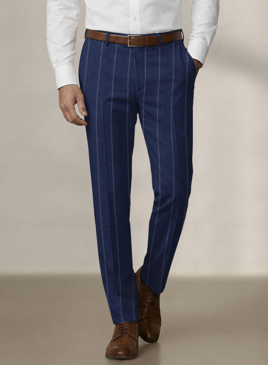 Loro Piana Cobalt Summer Pants - StudioSuits
