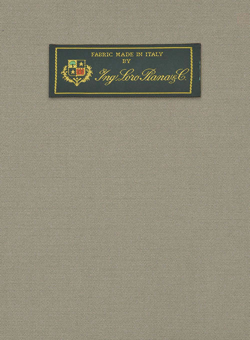 Loro Piana Dark Beige Cotton Suit - StudioSuits