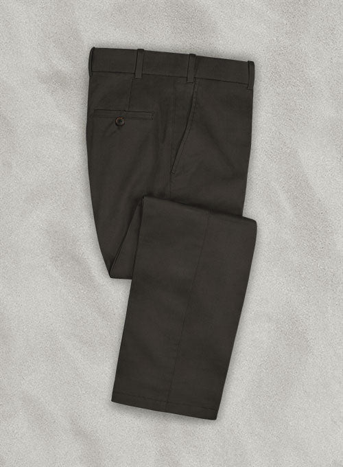 Loro Piana Dark Brown Cotton Suit - StudioSuits