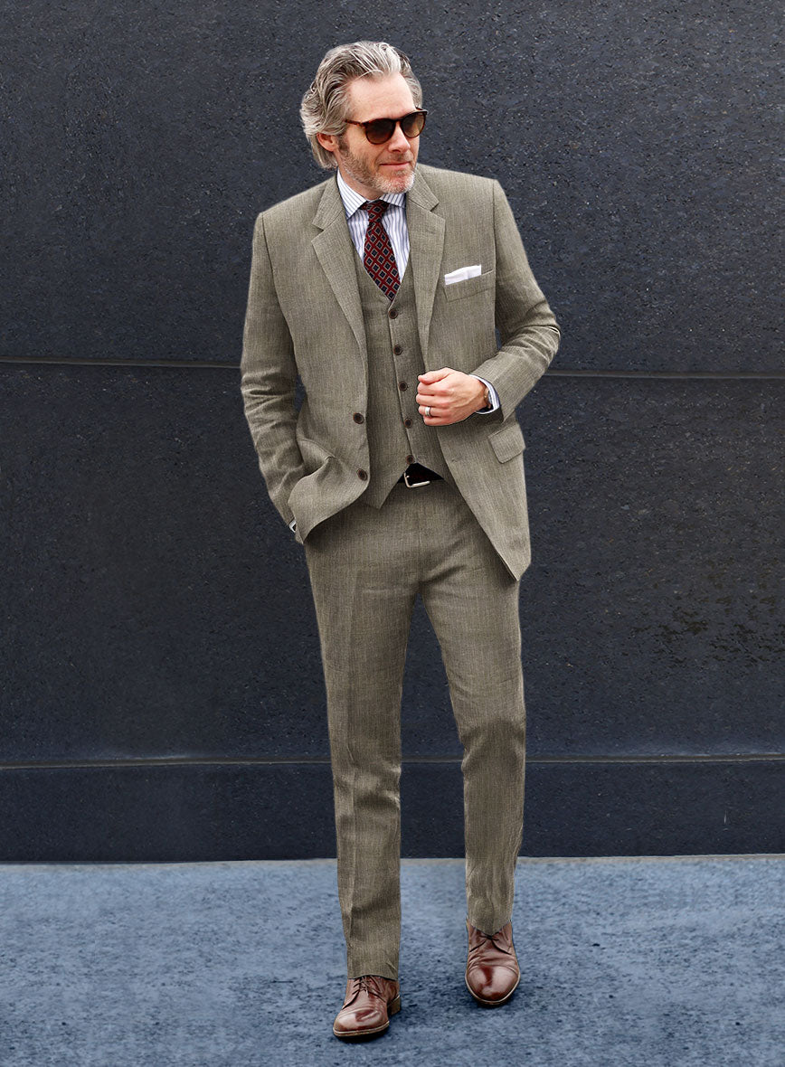 Loro Piana Geicio Linen Wool Silk Suit - StudioSuits