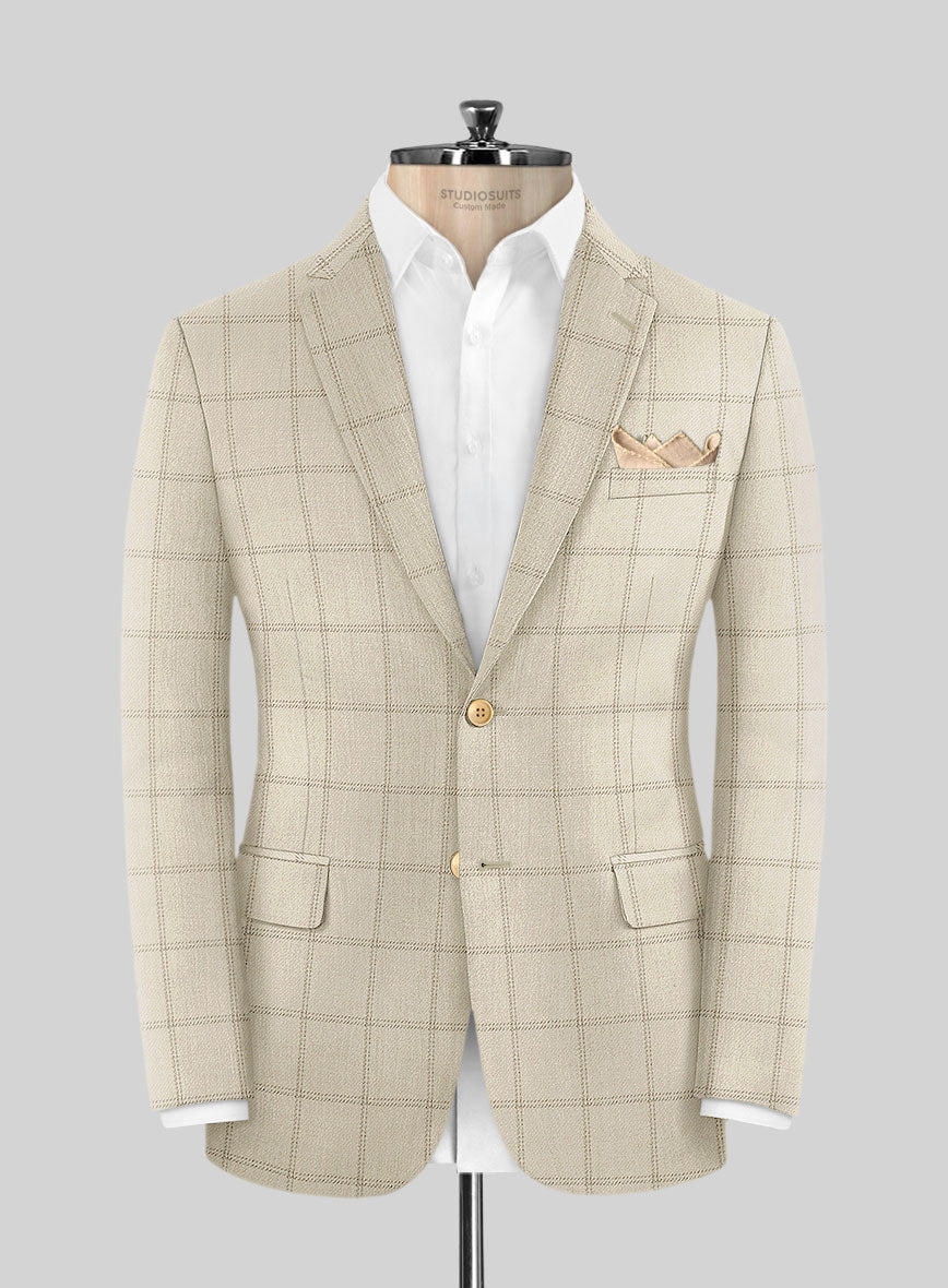 Loro Piana Gajjo Wool Silk Linen Jacket - StudioSuits
