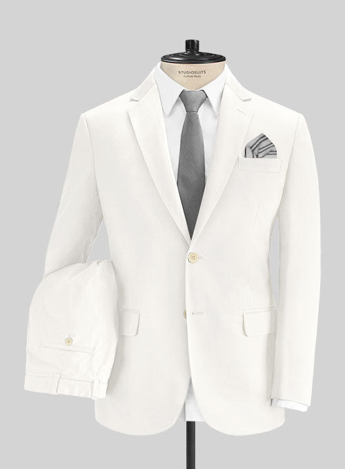 Loro Piana Fawn Cotton Suit - StudioSuits