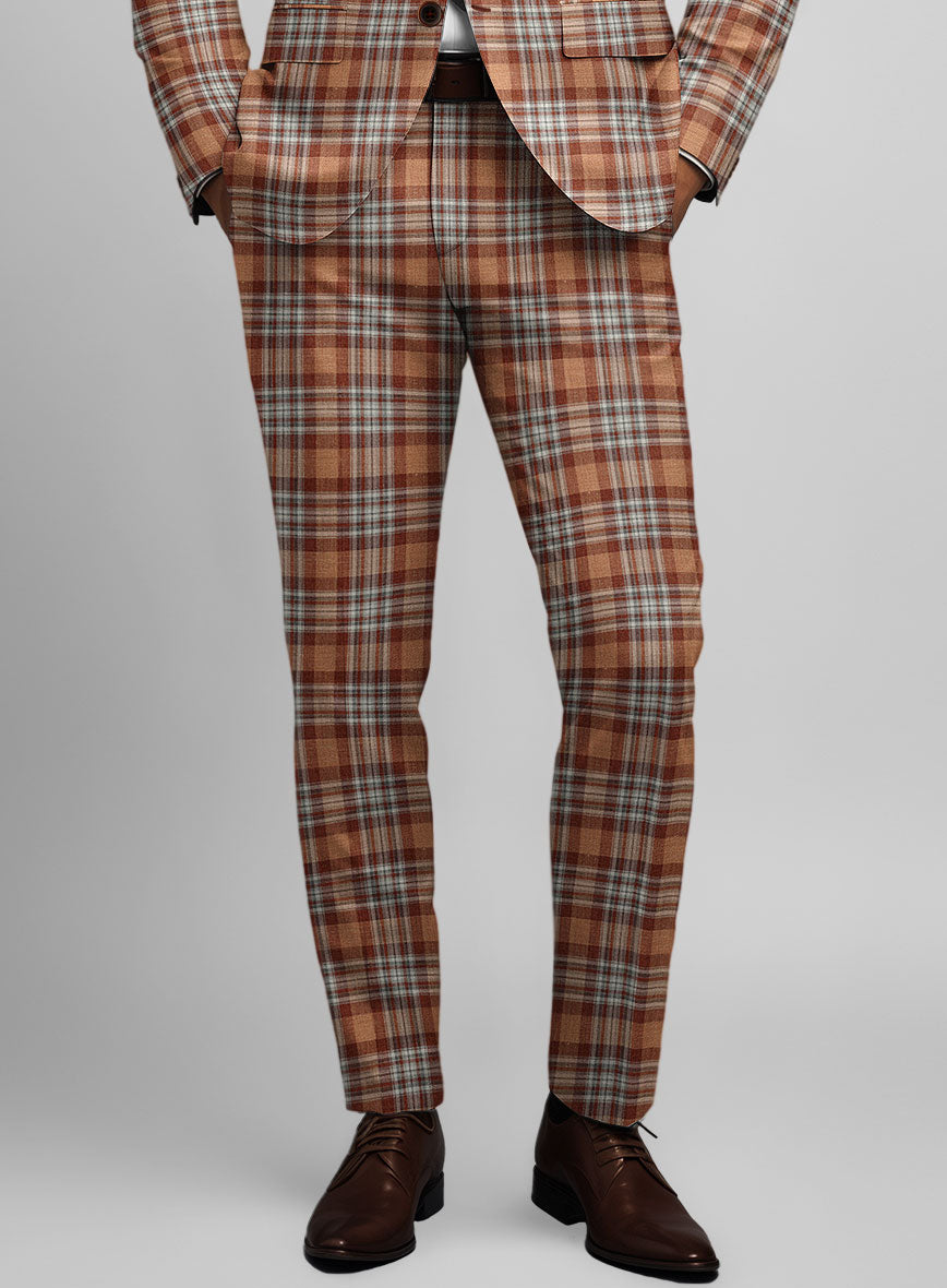 Loro Piana Gianluca Wool Silk Linen Pants - StudioSuits