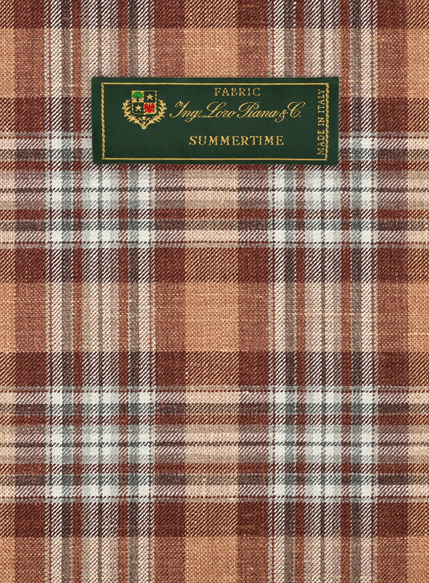 Loro Piana Gianluca Wool Silk Linen Pants - StudioSuits