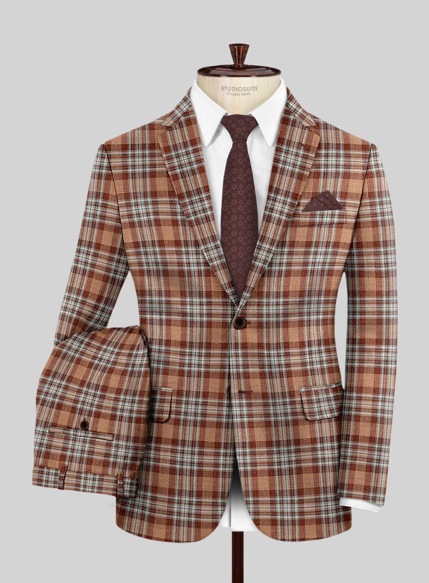 Loro Piana Gianluca Wool Silk Linen Suit - StudioSuits