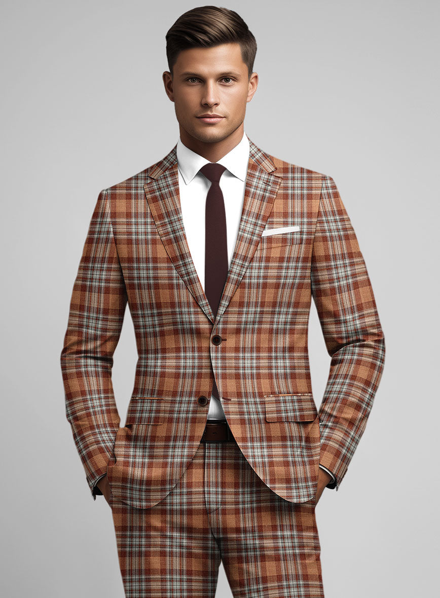 Loro Piana Gianluca Wool Silk Linen Suit - StudioSuits