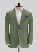 Loro Piana Green Cotton Suit - StudioSuits