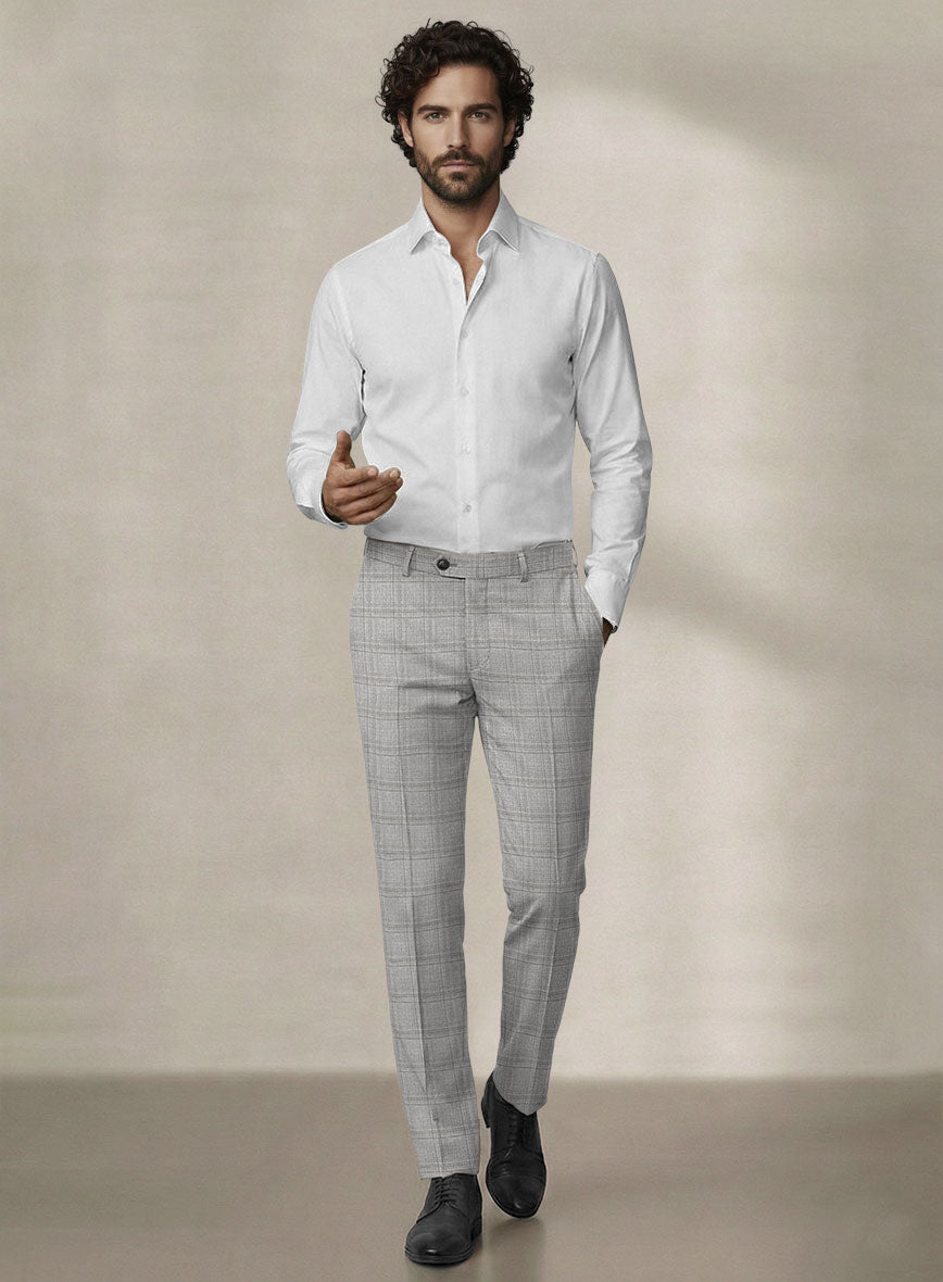 Loro Piana Grigio Summer Pants - StudioSuits