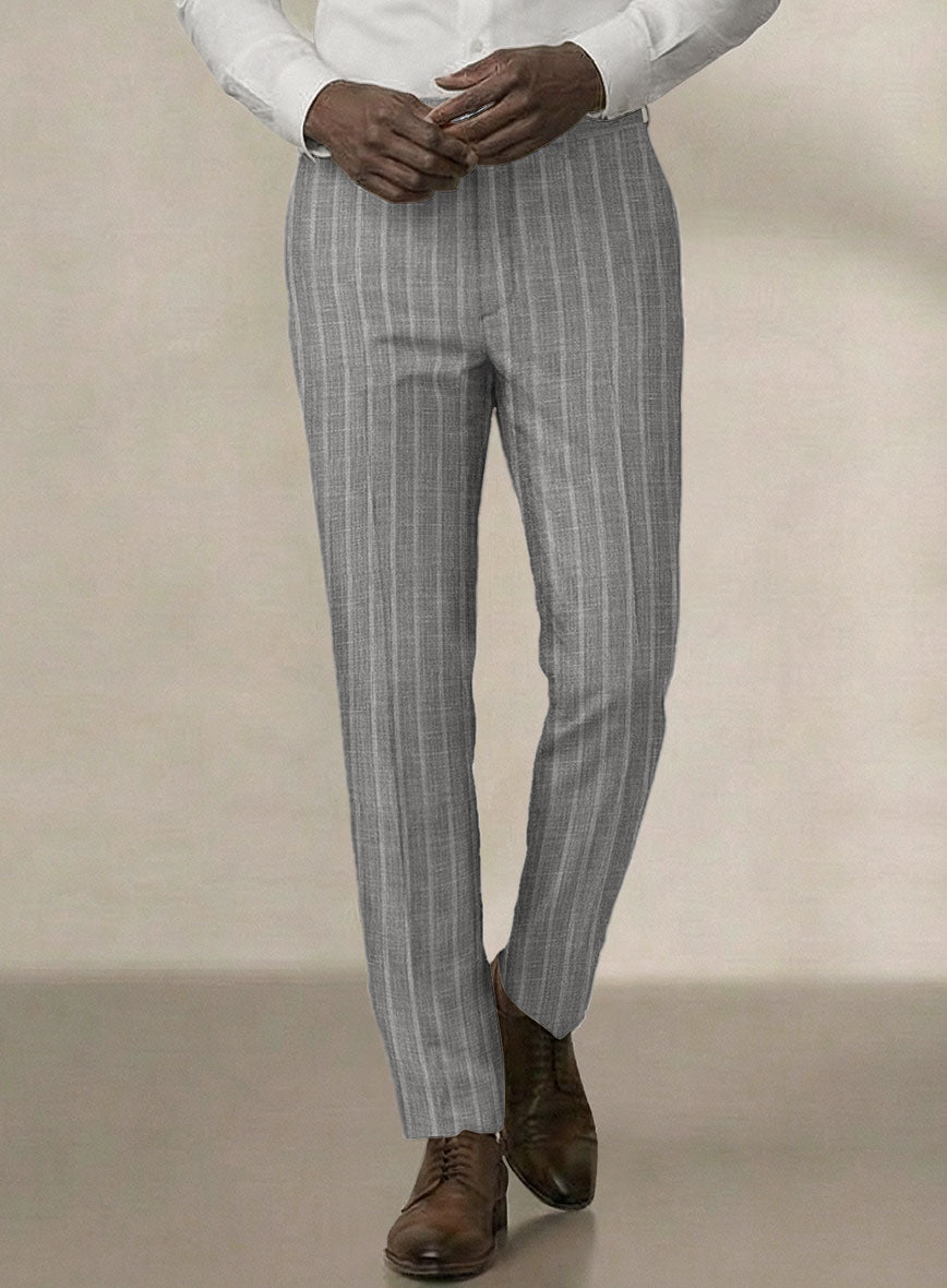 Loro Piana Grisaille Summer Pants - StudioSuits