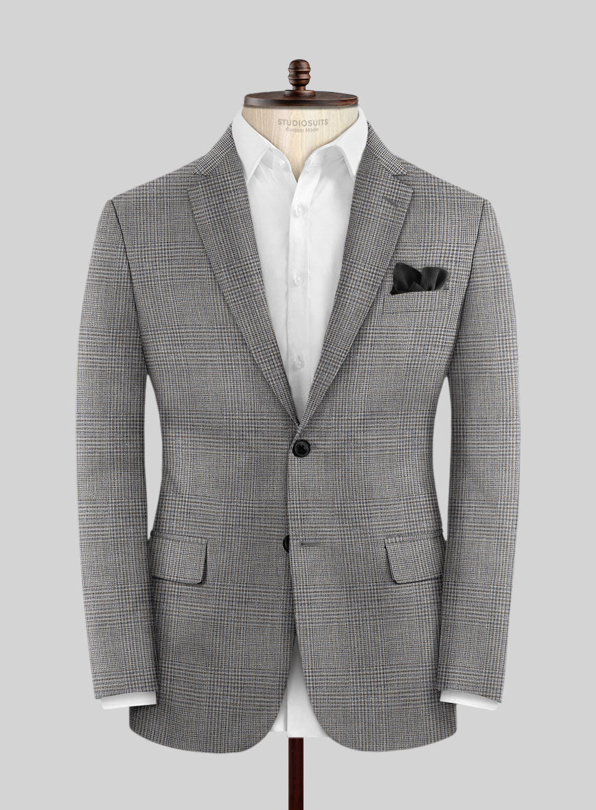 Loro Piana Guido Wool Silk Linen Jacket - StudioSuits