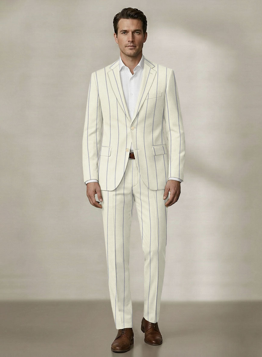 Loro Piana Oyster Summer Suit - StudioSuits