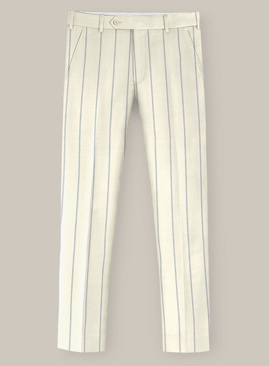 Loro Piana Oyster Summer Pants - StudioSuits
