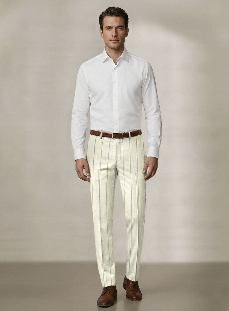 Loro Piana Oyster Summer Pants - StudioSuits
