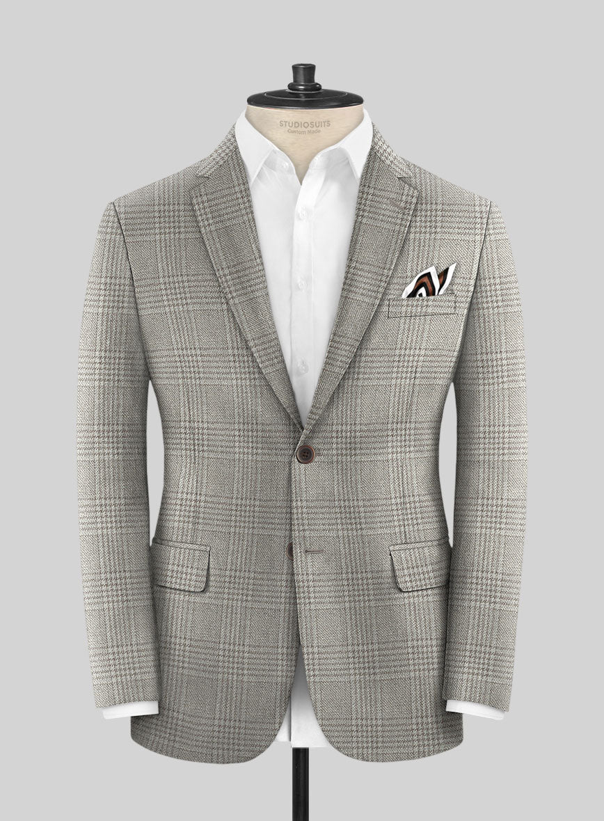 Loro Piana Quixo Wool Silk Linen Jacket - StudioSuits