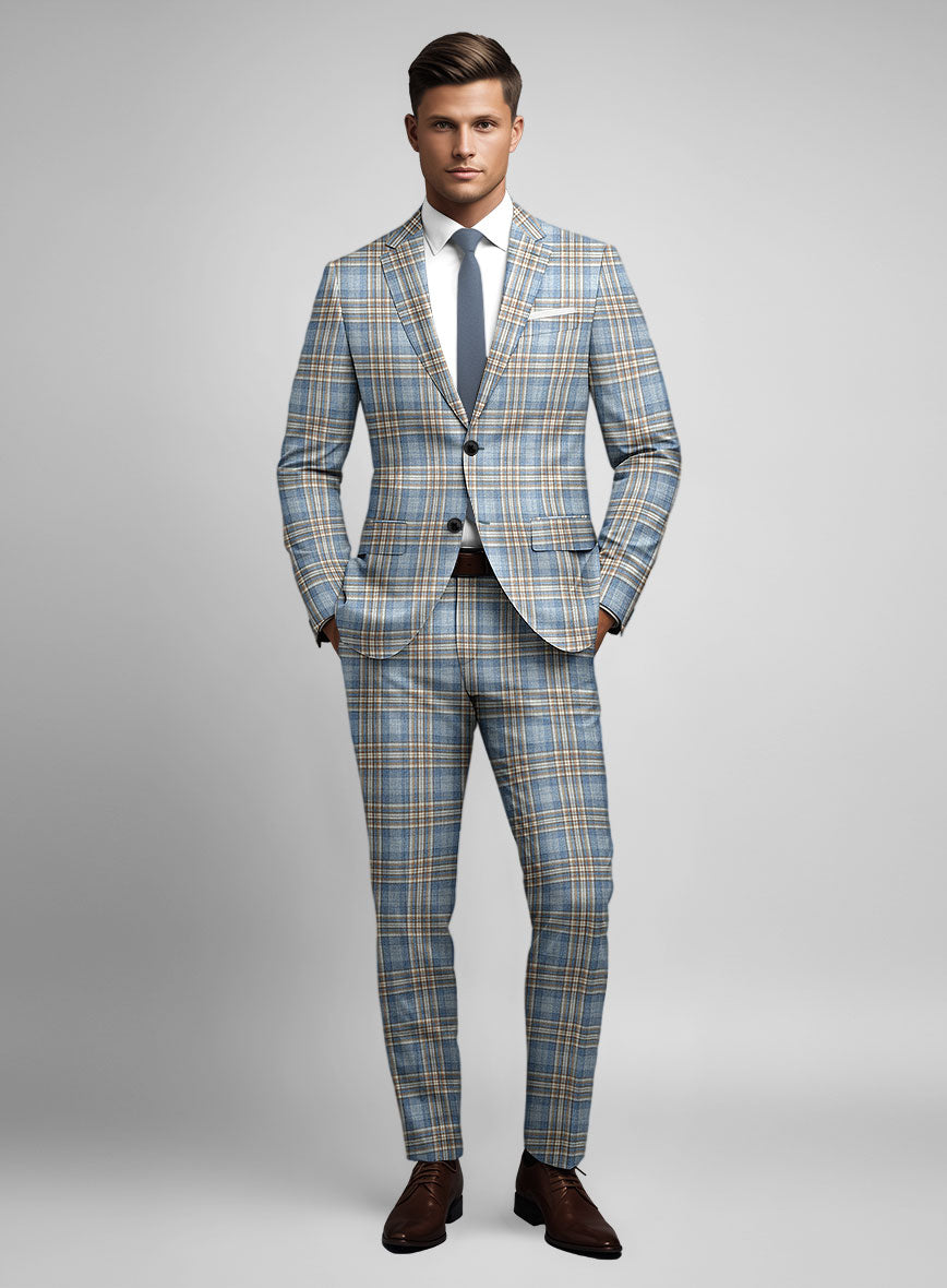 Loro Piana Reina Wool Silk Linen Suit - StudioSuits
