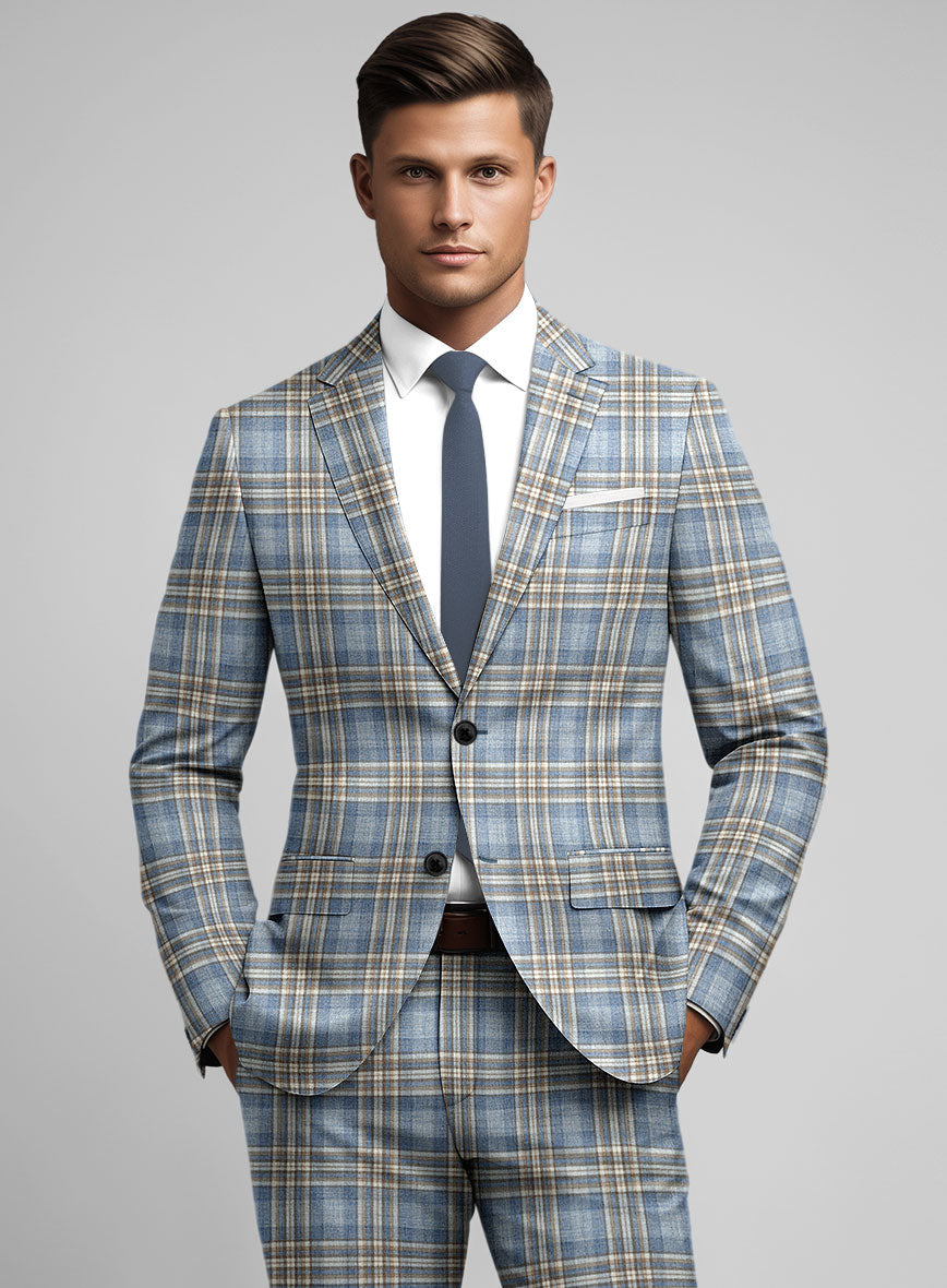 Loro Piana Reina Wool Silk Linen Suit - StudioSuits