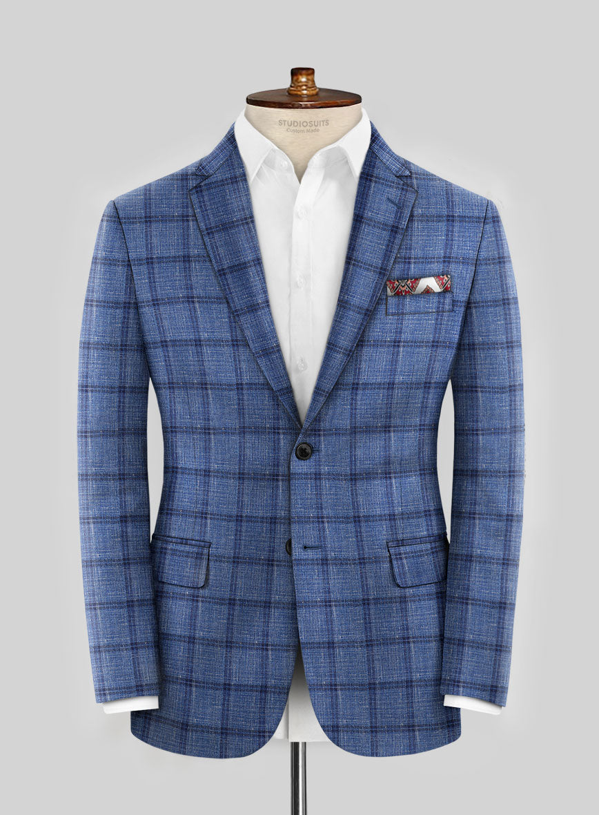 Loro Piana Renaro Wool Silk Linen Jacket - StudioSuits