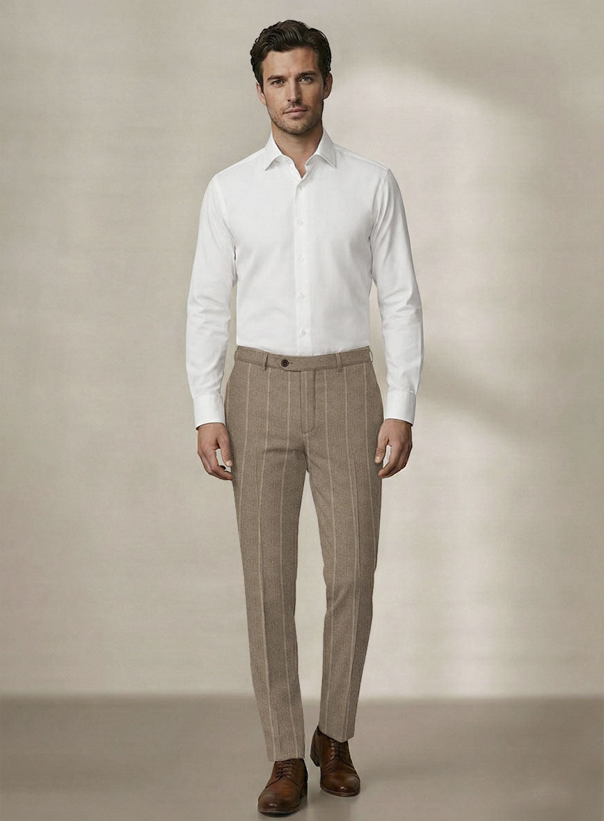 Loro Piana Sandstone Summer Pants - StudioSuits