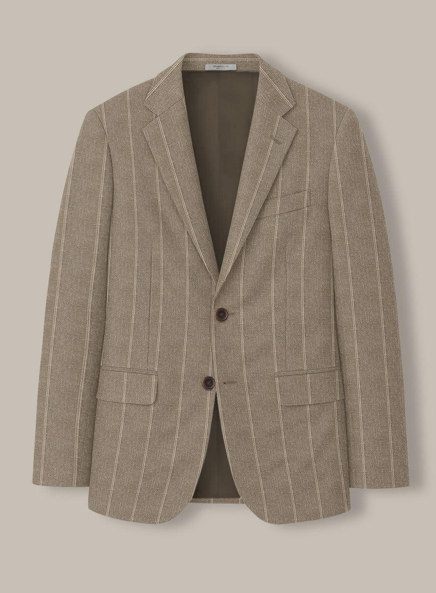 Loro Piana Sandstone Summer Jacket - StudioSuits