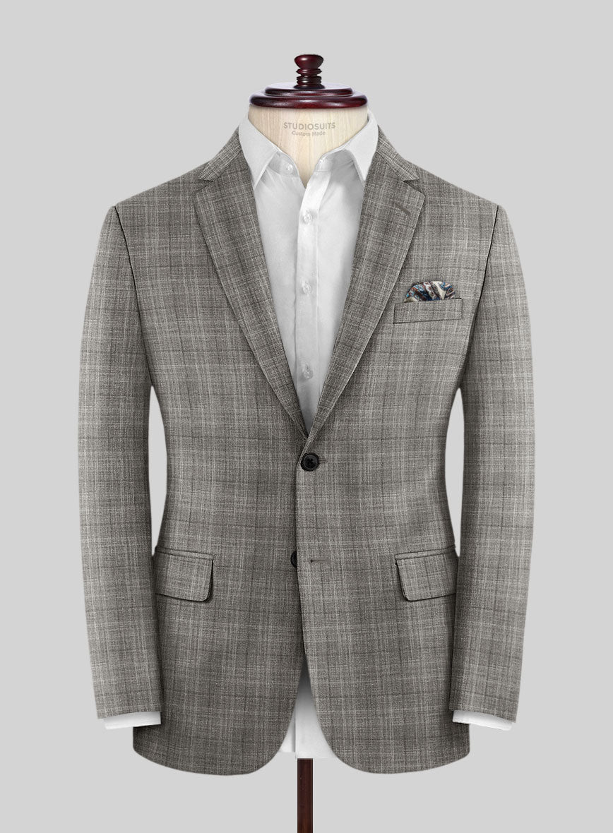 Loro Piana Santos Wool Silk Linen Jacket - StudioSuits