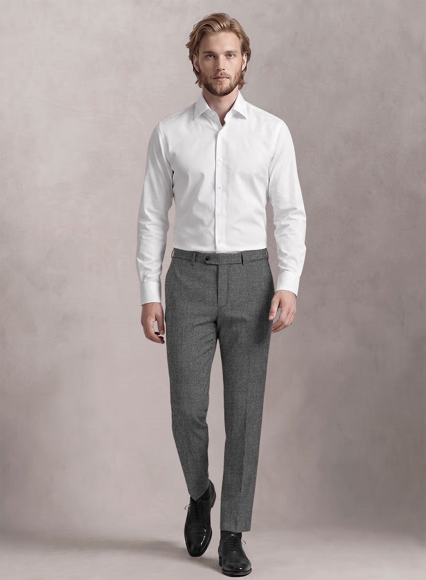 Loro Piana Suitmate Ash Gray Pants - StudioSuits