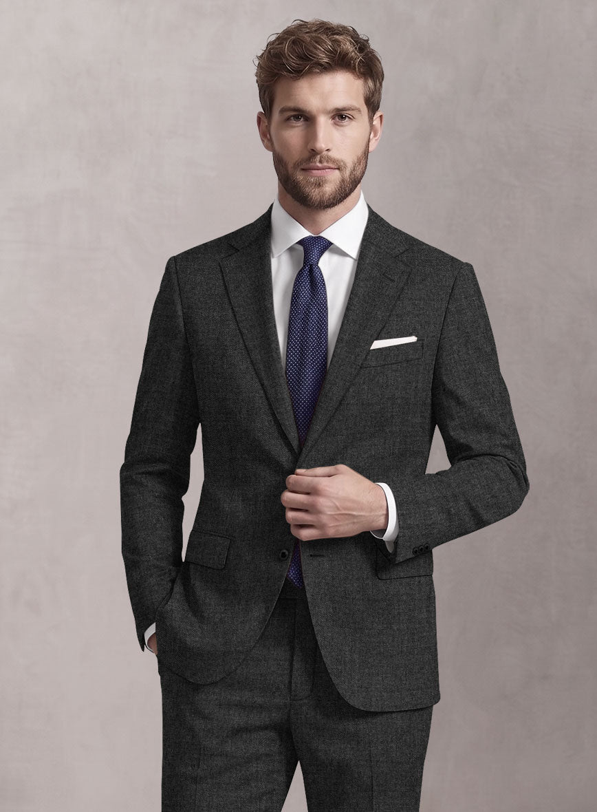 Loro Piana Suitmate Charcoal Jacket - StudioSuits