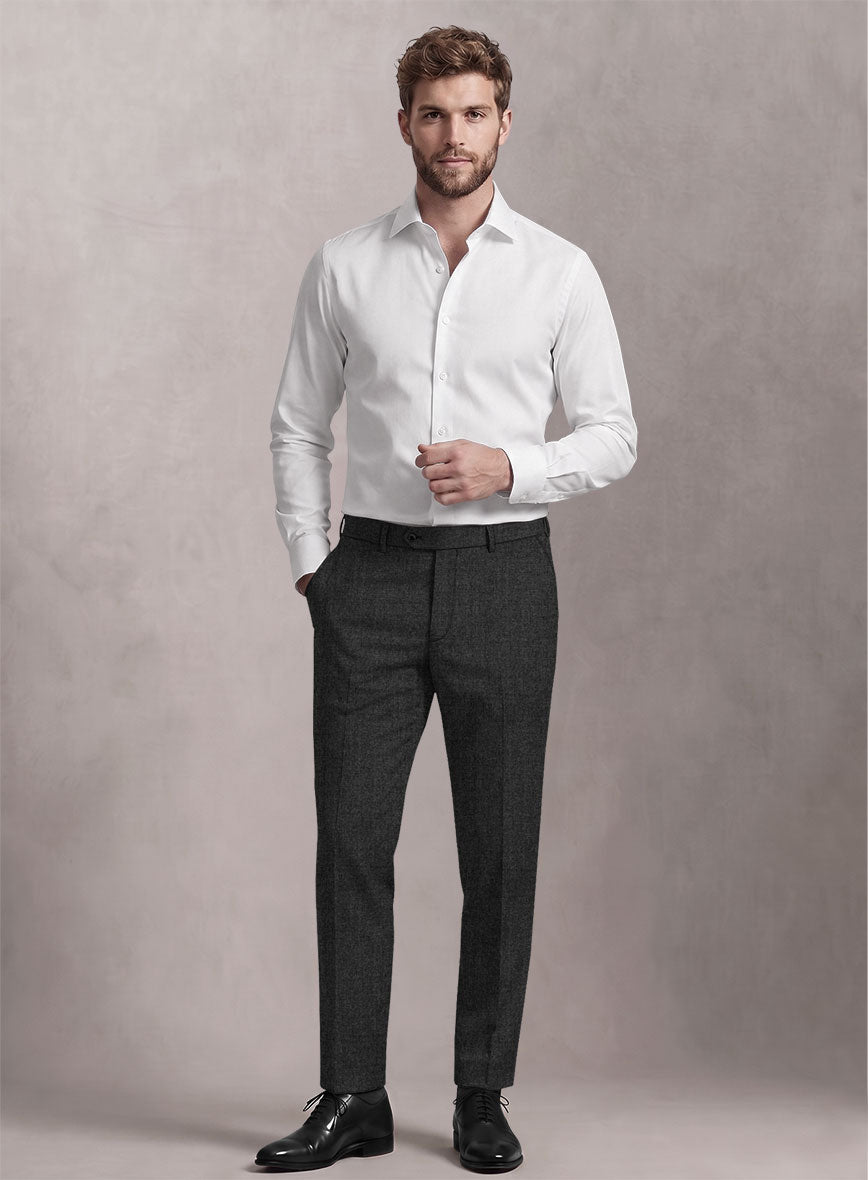 Loro Piana Suitmate Charcoal Pants - StudioSuits