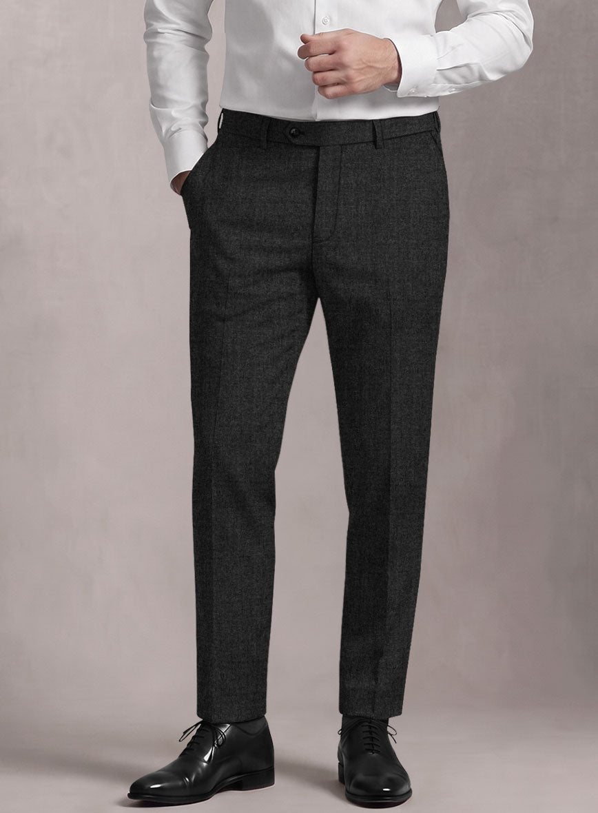 Loro Piana Suitmate Charcoal Pants - StudioSuits