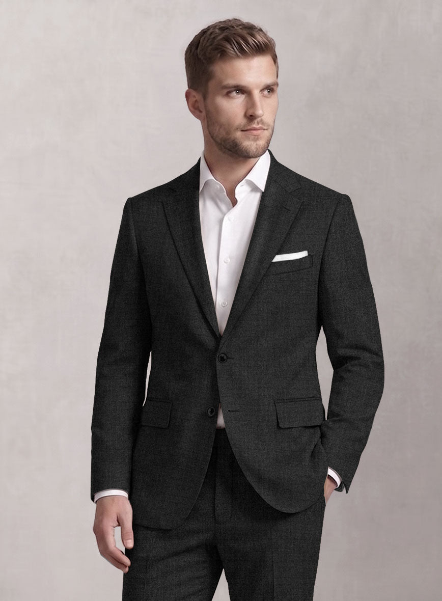 Loro Piana Suitmate Deep Charcoal Jacket - StudioSuits