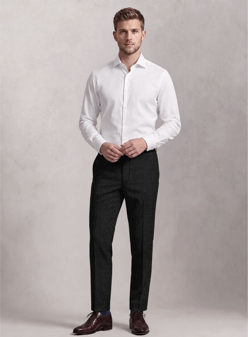 Loro Piana Suitmate Deep Charcoal Pants - StudioSuits
