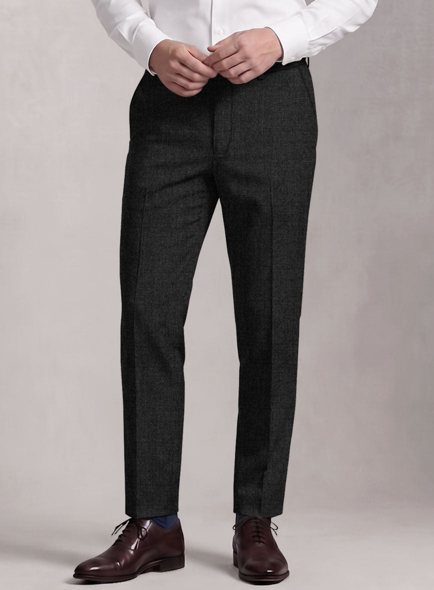 Loro Piana Suitmate Deep Charcoal Pants - StudioSuits