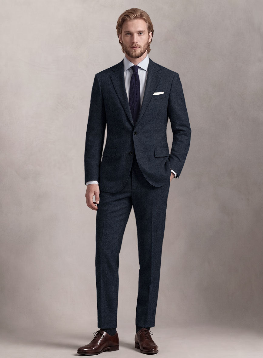 Loro Piana Suitmate Marine Blue Suit - StudioSuits