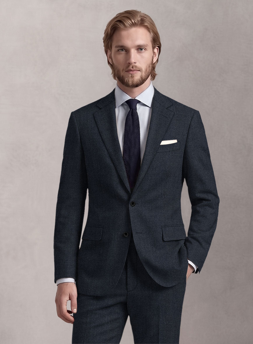 Loro Piana Suitmate Marine Blue Suit - StudioSuits