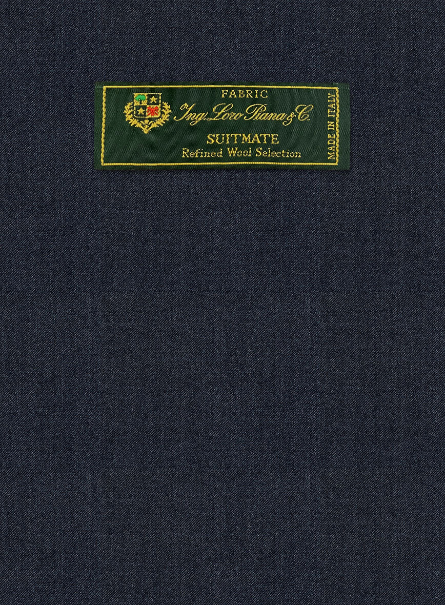 Loro Piana Suitmate Marine Blue Pants - StudioSuits