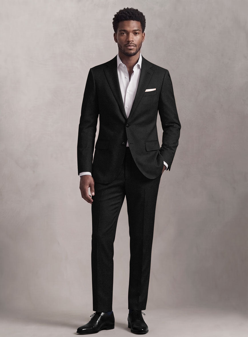 Loro Piana Suitmate Midnight Black Suit - StudioSuits