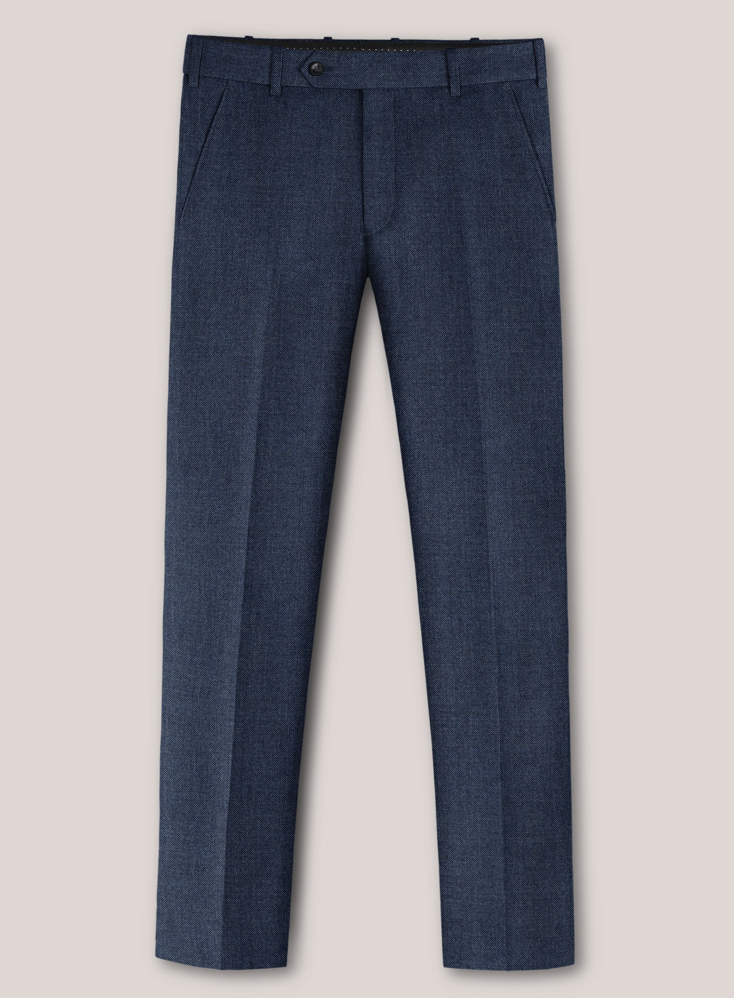 Loro Piana Suitmate Sharkskin Blue Pants - StudioSuits