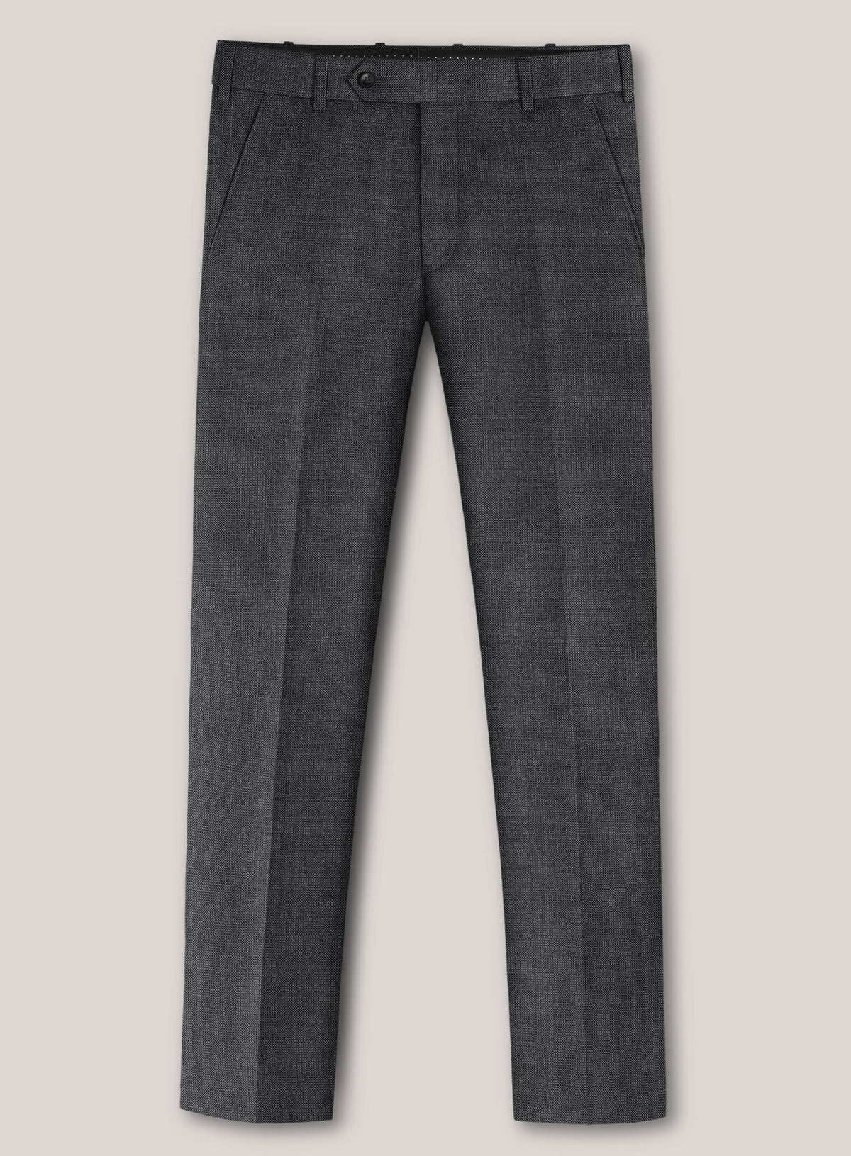 Loro Piana Suitmate Sharkskin Charcoal Pants - StudioSuits