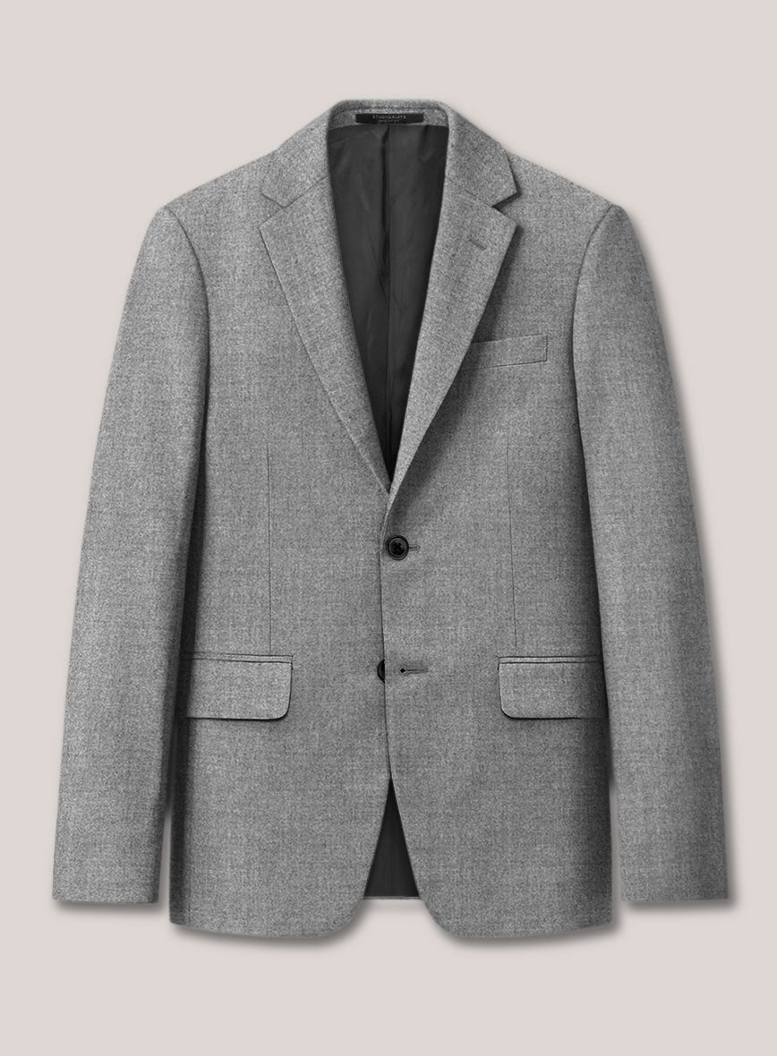 Loro Piana Suitmate Steel Gray Jacket - StudioSuits
