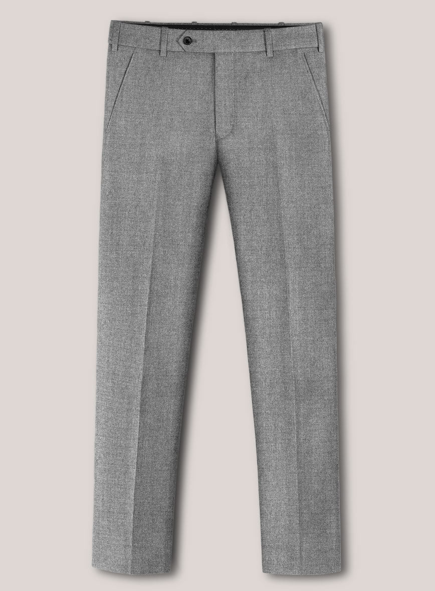 Loro Piana Suitmate Steel Gray Pants - StudioSuits