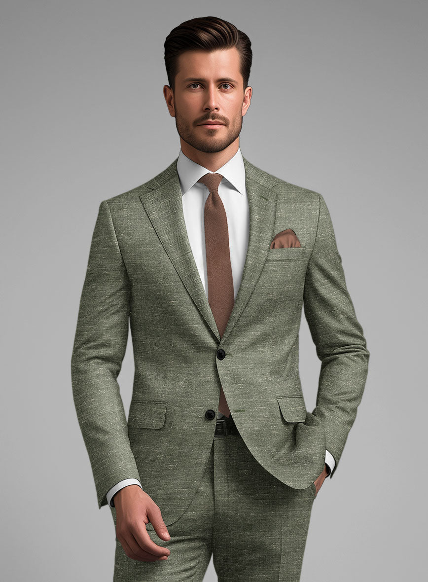 Loro Piana Viviana Wool Silk Linen Suit - StudioSuits