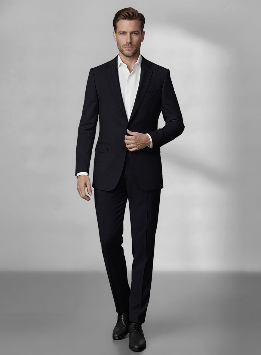 Loro Piana Zelander Dark Blue Wool Suit - StudioSuits