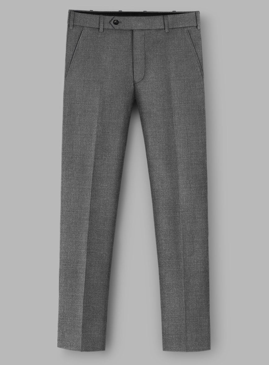 Loro Piana Zelander Gray Wool Pants - StudioSuits