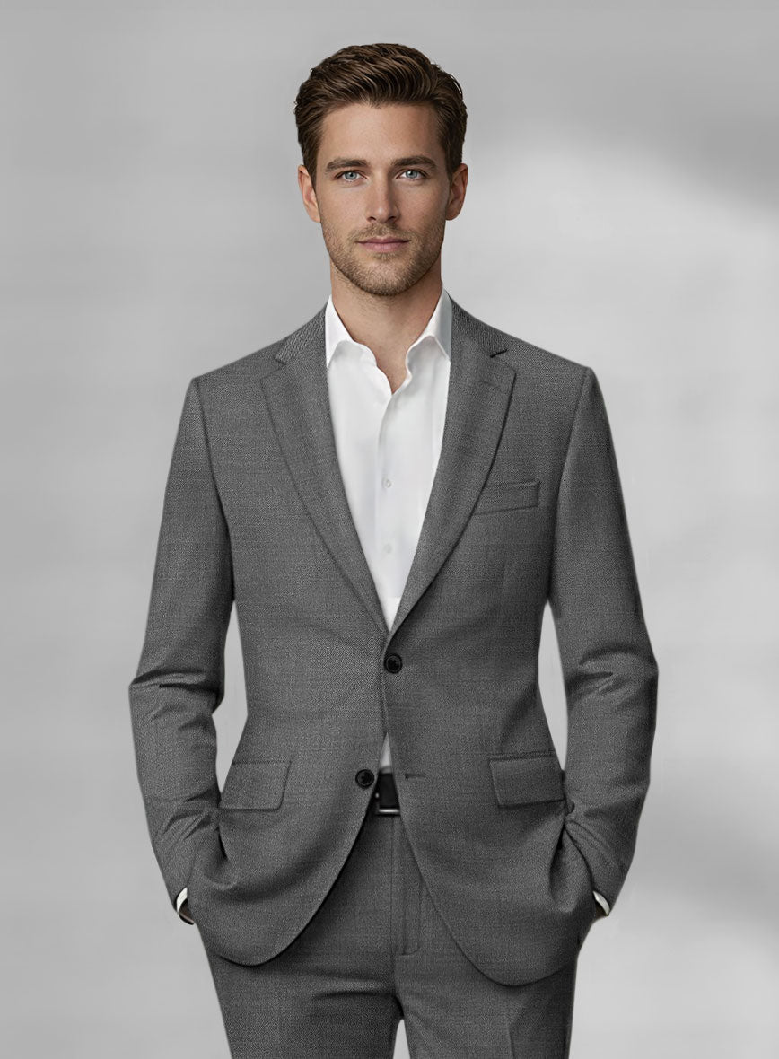 Loro Piana Zelander Gray Wool Suit - StudioSuits
