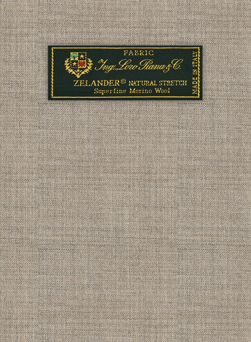 Loro Piana Zelander Light Brown Wool Pants - StudioSuits