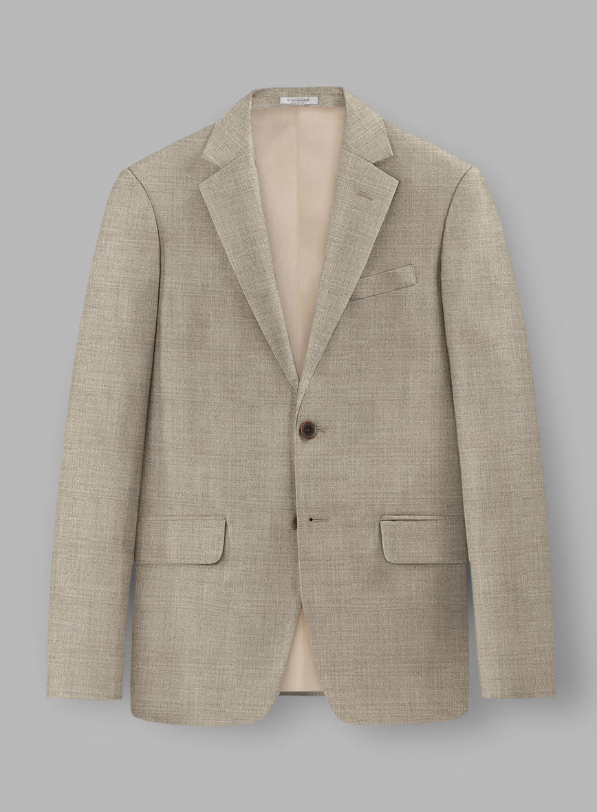 Loro Piana Zelander Light Brown Wool Suit - StudioSuits