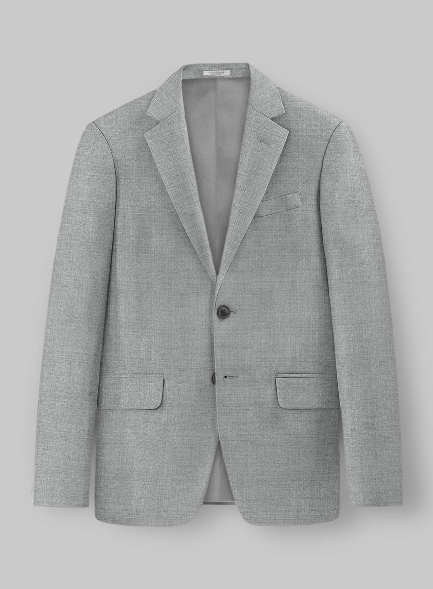 Loro Piana Zelander Light Gray Wool Jacket - StudioSuits