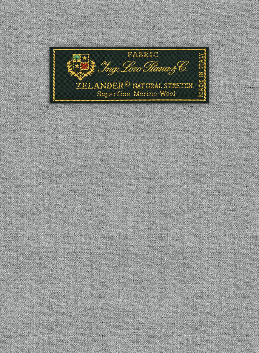 Loro Piana Zelander Light Gray Wool Suit - StudioSuits