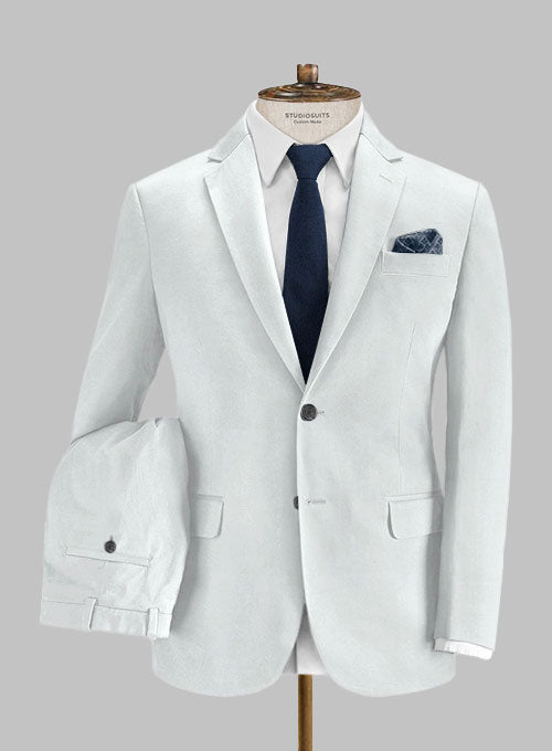 Loro Piana Zod Light Gray Cotton Suit - StudioSuits