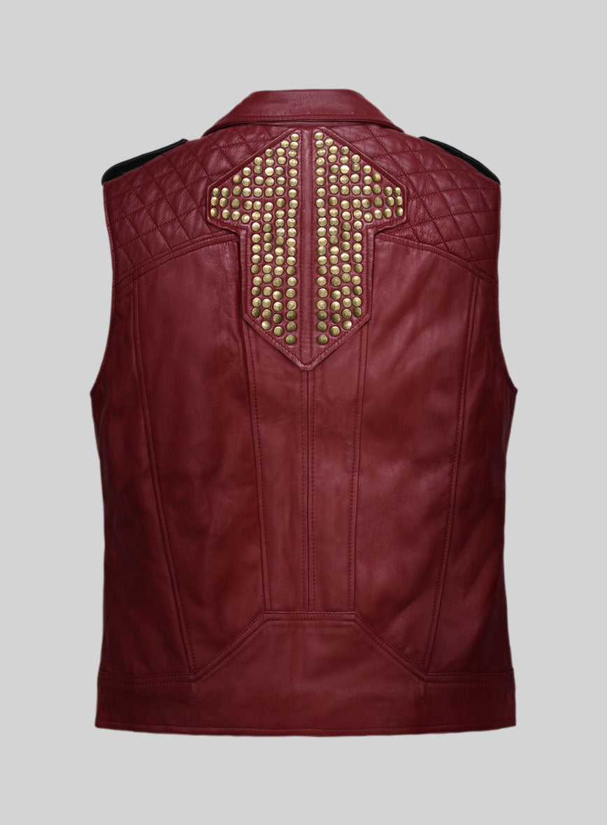 Love and Thunder Leather Vest - StudioSuits
