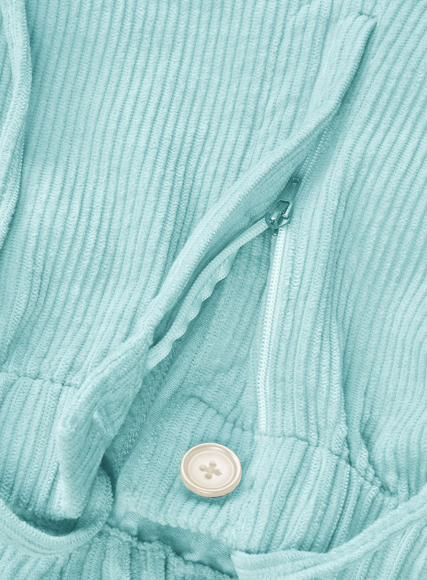 Easy Pants Light Blue Corduroy - StudioSuits